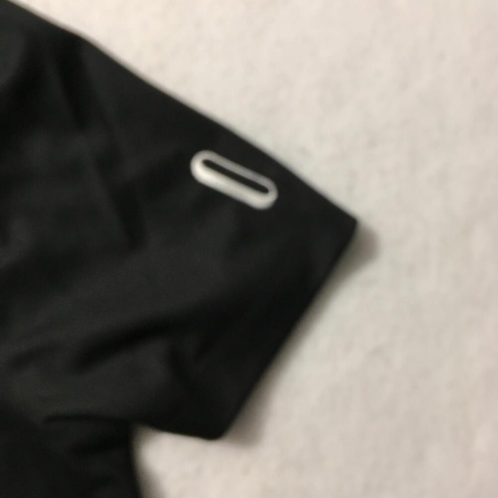 Nike Dri Fit Womens LARGE Black Golf Polo Shirt SANTANA ROW - Picture 12 of 12